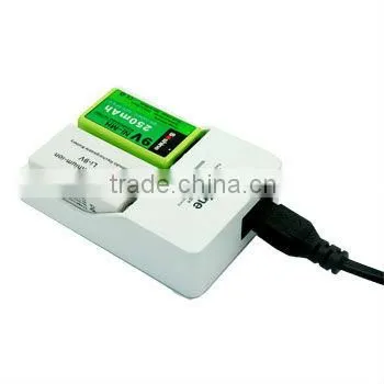 HOT SALE!!! Soshine 9V Li-ion Ni-MH NI-CD Battery Charger With 650mAh Lithium-ion Rechargeable 9 Volt Batteries photo-4