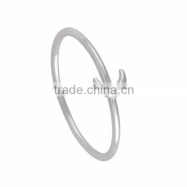 Moon Ring in Gold Plated 925 Sterling Silver photo-2