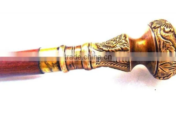 VINTAGE ANTIQUE FINISHING DESIGNER HANDLE WALKING CANES-STUNNING DESIGN WALKING CANES- Wk1173 photo-2
