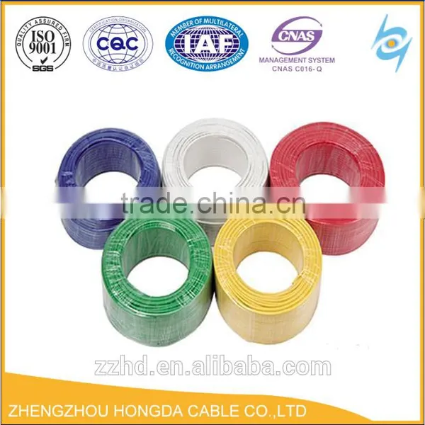 BV / BVR / ZR-BV / ZR-BVR / NH-BV Pvc Insulated Building Electrical Cable Wire photo-2