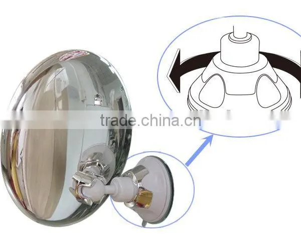 Silver Chrome Bathroom Makeup Mirror With Led Light photo-4