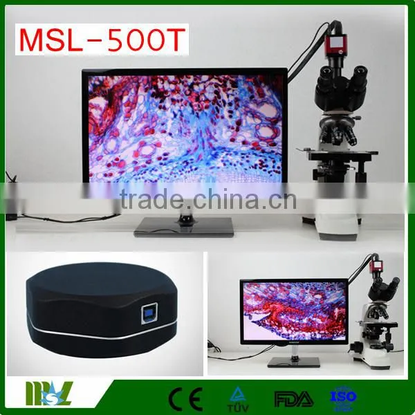 Newest!!! 40x-1600x Binocular Biological Microscope Connected to Industrial Cameras/Biological Microscope Price MSL-500T-4