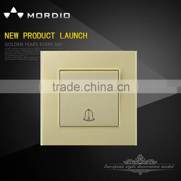 High Quality Silvery Color Steel Wall Switch , Doorbell Switch, Door Bell photo-2