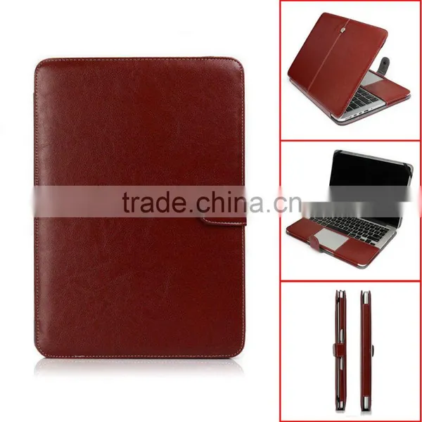 Leather Laptop Sleeve Bag Case Cover For Macbook Air Pro Retina 11/13/15" photo-6