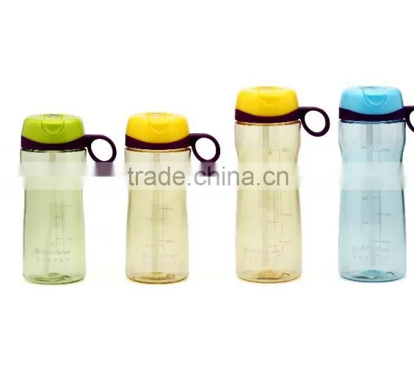 Plastic Water Bottle With Straw