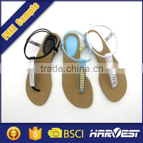 Fashion Diamond Flat Jelly Jeweled Sandal for Women