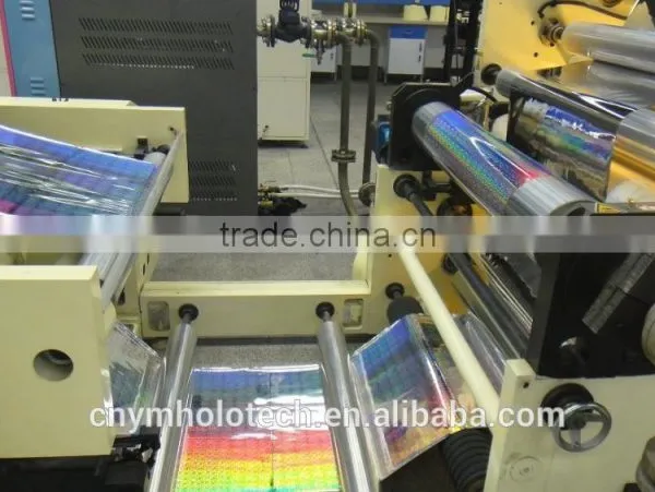 CE Certificated Professional Wide Web Metallized film hard seamless Hologram Embosser