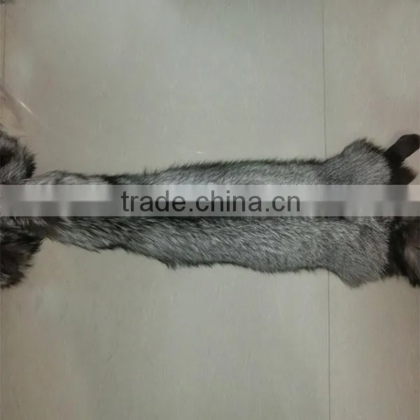 Top Quality Natural Color Fox Fur Silver Fox Fur Skin photo-4