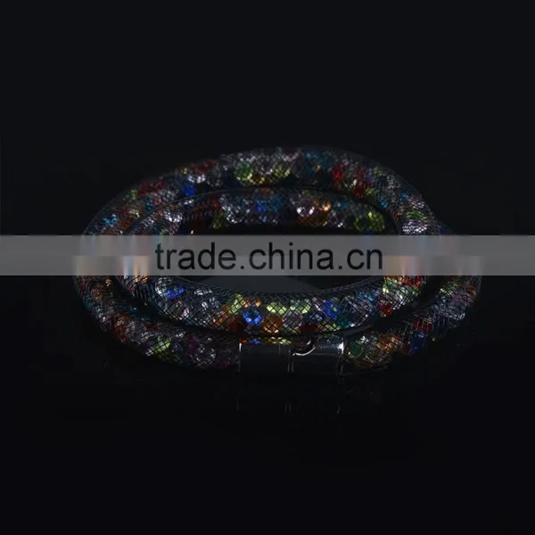 New Design High Good Quality Mesh Stardust Double Bracelet for Women photo-5