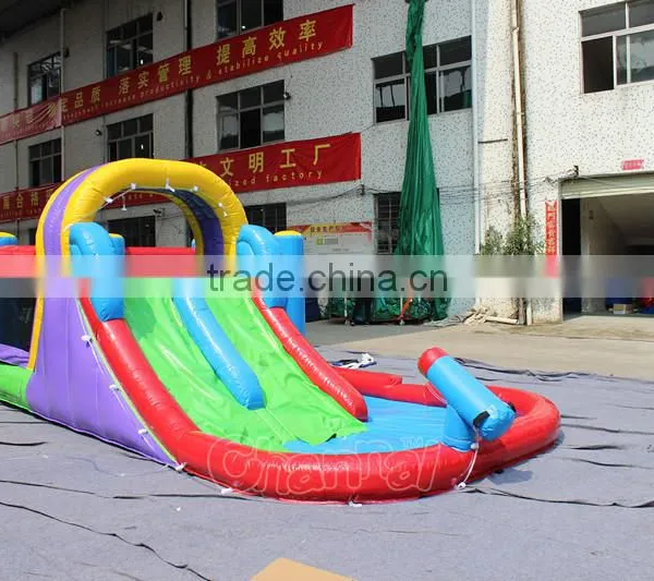 Backyard Inflatable Bouncer Water Slide With Pool photo-3