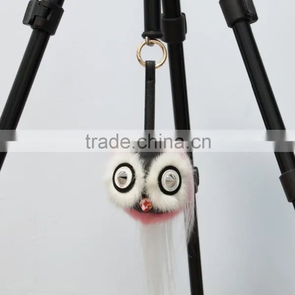 Cute Fox Fur Monster Keychain photo-2