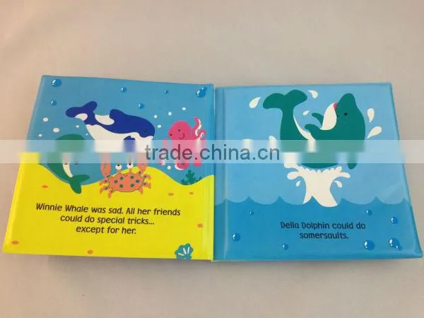 Eco-friendly Plastic Baby Bath Book, Plastic Flatable Book photo-3