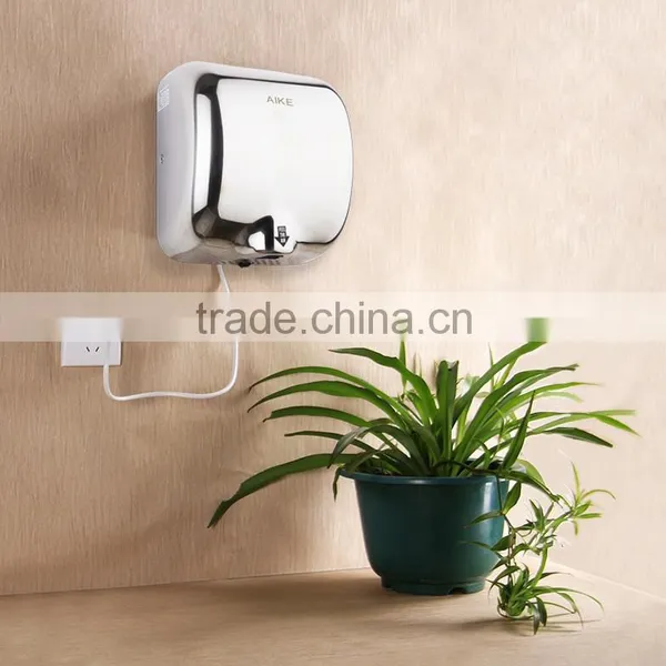 304 Stainless Steel High Speed Jet Air Hand Drying Machine Hand Dryer Stainless Steel Hand Dryer AK2800 Excel Hand Dryer photo-2