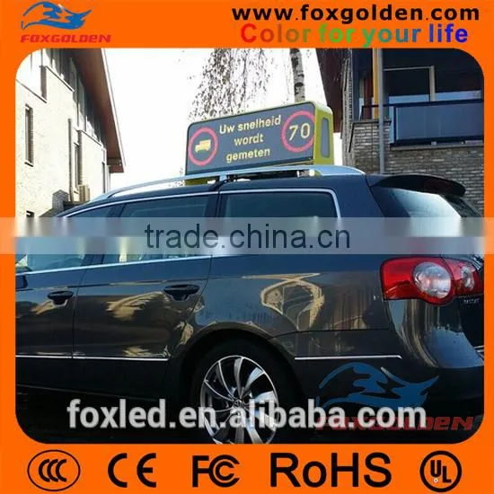 Wholesales P6 HD Taxi Roof Outdoor Advertising Led Display Screen Sign for Message Quality Choice Most Popular photo-3