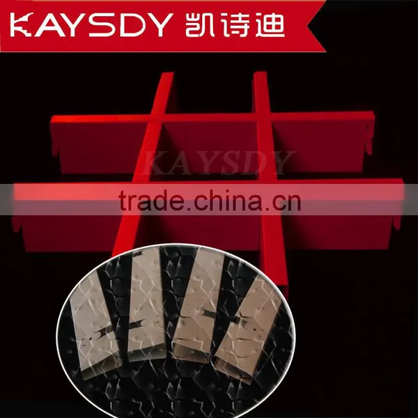 Aluminum Decorative Ventilation Metal Grille Ceiling Panels photo-3