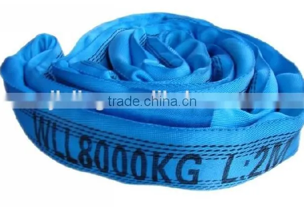 80t 10m Heavy Duty Braided Type Lashing Lifting Round Slings photo-4