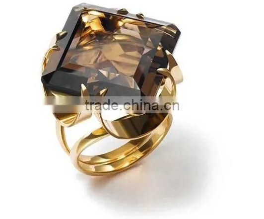 Cheap Natural Amber Jewelry Big Amber Stone Ring
