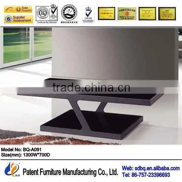 Black Lacquer Furniture Coffee Table BQ-A091