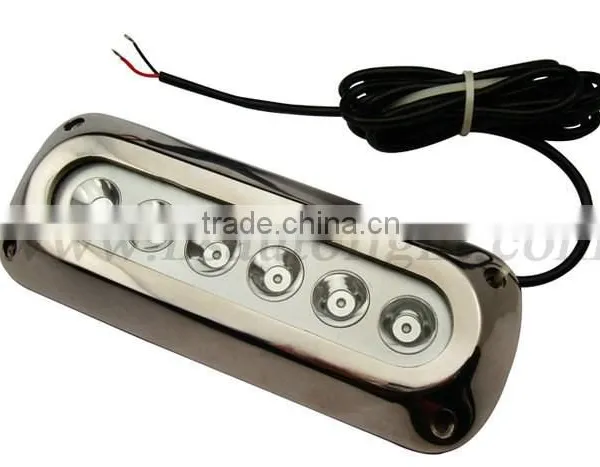 DC8-28V Multi Voltage 18W LED Boat Lights Waterproof IP68 Underwater Boat Light LED Yacht Light 5colors Fish Tanks Underwater Li photo-2