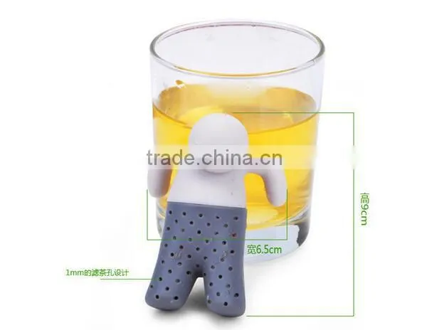 Tea Tool Interesting Life Partner Cute Mr Teapot Tea Infuser/Tea Strainer/Coffee & Tea Sets/silicone photo-2