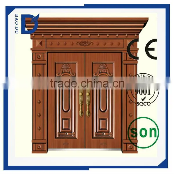 Front Door Design Steel Security Door Copper Doors photo-4