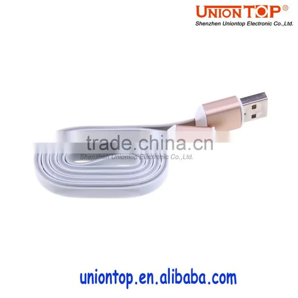 Colorful Fast Charging Flat Micro Usb Cable for Samsung/Huawei/HTC/Xiaomi photo-2