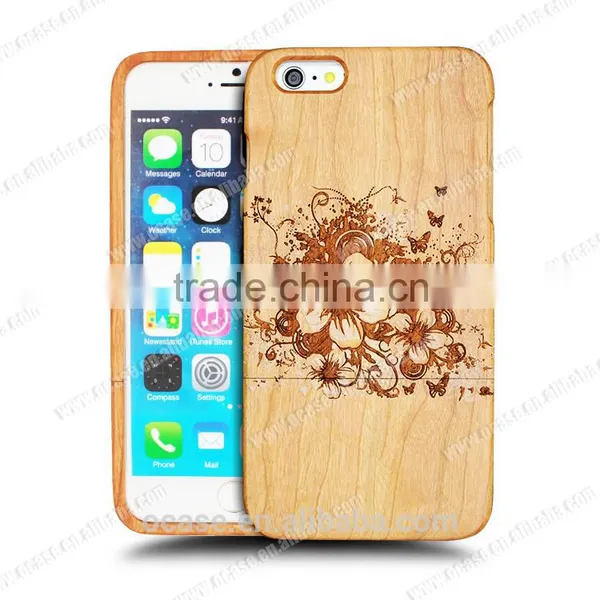 Luxury Mobile Phone Case Made of Cherry Wood for Iphone 4s Case. photo-2