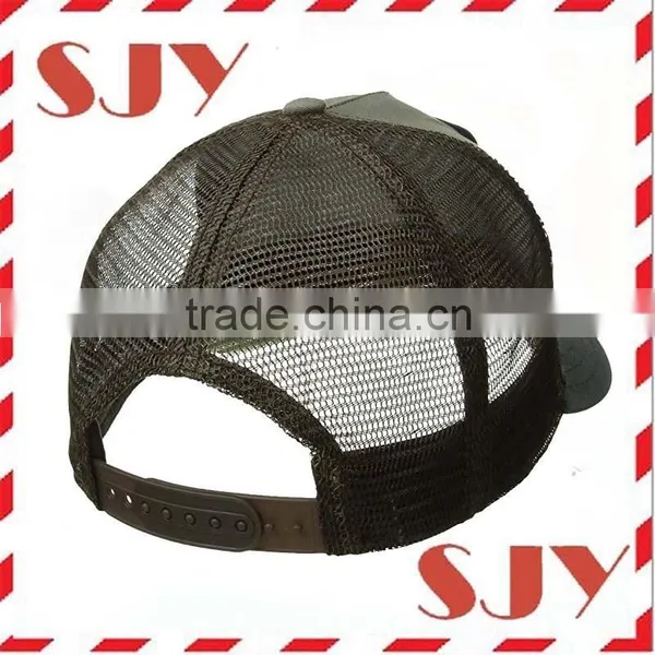 High Quality Mens Embroidery 5 Panel Mesh Trucker Hat photo-5