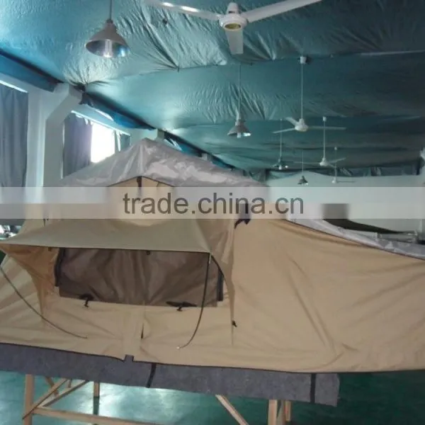 4x4 Folding Waterproof Car Roof Top Tent With Telescopic Pole for Camping photo-3