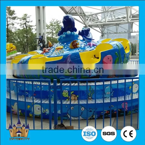 Outdoor Fun Rides Cheap Carnival Game Ride Sea Disc Turntable Ride for Sale photo-4