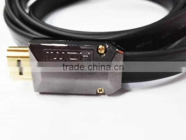 1.5M Black Metal Flat HDMI Cable 1.4v Male to Male photo-2