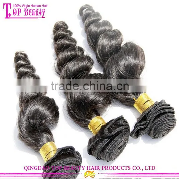 Hot Sale Peruvian Loose Wave Hair 6A Grade Unprocessed 100% Human Peruvian Hair Extension photo-3