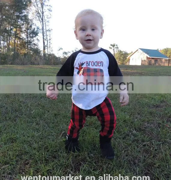 Christmas Buffalo Plaid Toddler Boy Shirt