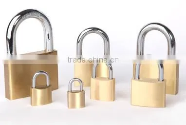 MIRROR POLISHED BRASS PADLOCK