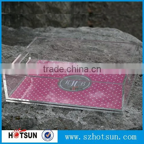 Hot Sales Acrylic Food Serving Tray for Christmas Festival photo-5