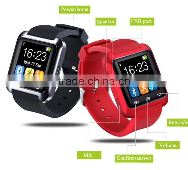 Hot U80/A1/U8/DZ09/GT08 Bluetooth Smart Watch Sport for Android Phone Smartwatch photo-4