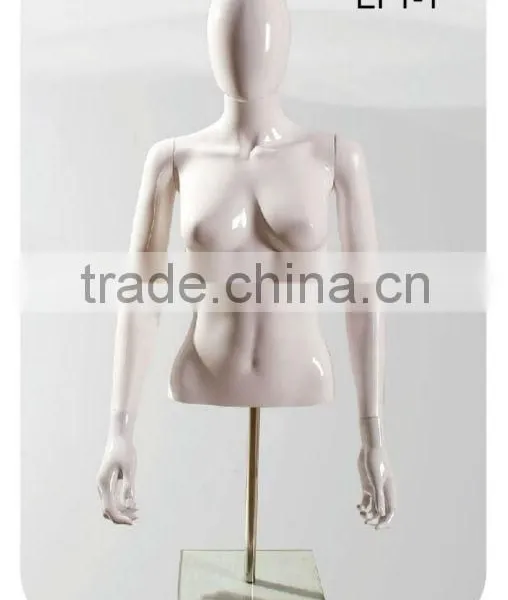 Plastic Chrome Female Torso Mannequin Sale photo-2