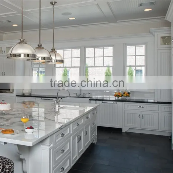 Joenony U-shape White Kitchen Cabinet, Pvc Kitchen Cabinet photo-4