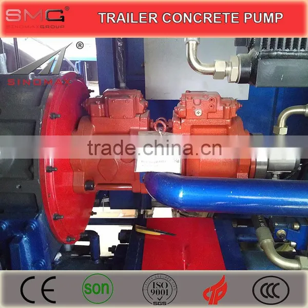 60 80m3 Electri Motor Stationary Concrete Pump, Portable Concrete Pump for Sale, China Top Quality photo-4