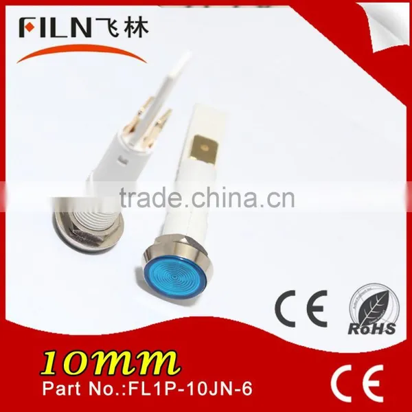 10mm High Brightness Oven Red Bidirectional 12 Volt Led Diode 30windicator Lights Wall Panel photo-2