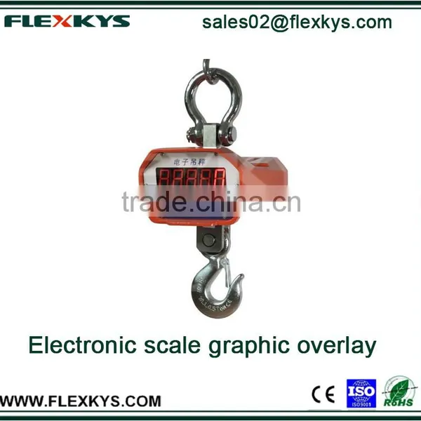 Electronic Hanging Scale Switch Membrane Flat Button Graphic Overlays photo-5