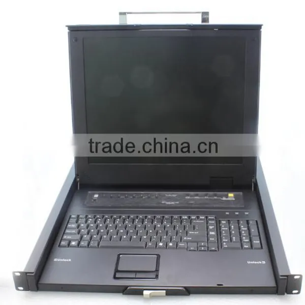EDNSE 19inch Rack 1u LCD KVM Monitor photo-2