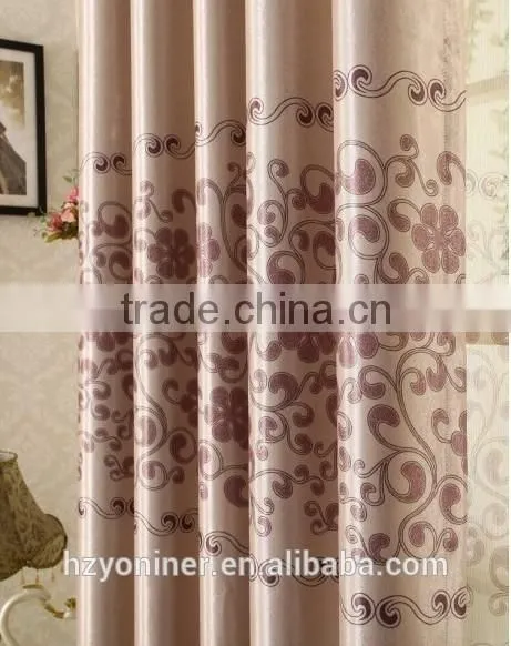 2015 Hot Sale Printed Designed No. 27 Window Curtains, Made- up Black Out Fabric in Home or Hotel photo-2