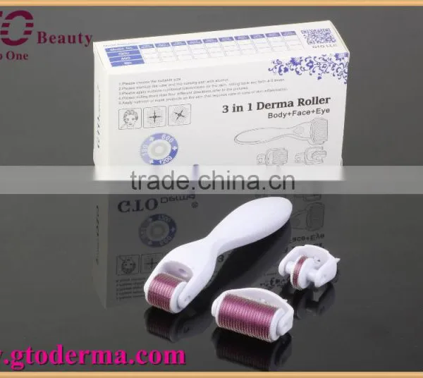 GTO Derma Registered Brand 180/600/1200 Micro Needle Roller for Eye/face/body photo-4