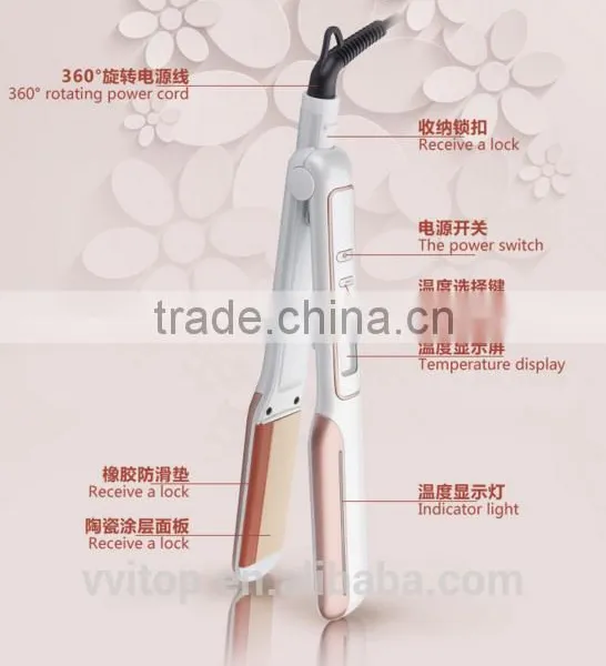 Professional Ceramic Flat Iron ,flat Hair Straightener Machine photo-6