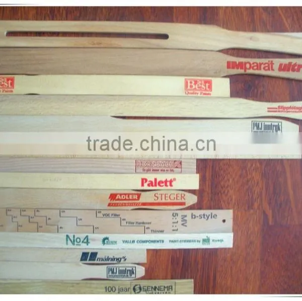 China Supplier High Quality 12'' Wooden Paint Stir Sticks photo-4