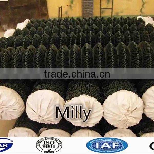 50mm Plastic-Coated Chain Link Fencing 1.2 x 10m /6 FT - PVC Chain Link Fencing 25mtr (1800) C/w Line Wires photo-2