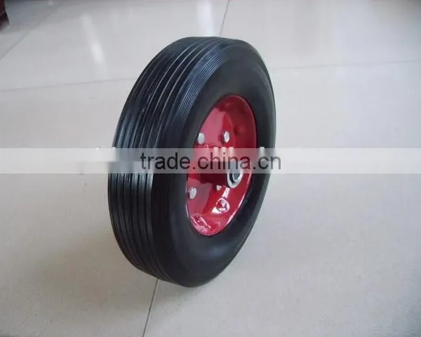 Solid Rubber Tyre Tire 10 Inches Airless Wheel for Tool Carts Kid Carts Wheel Non-inflatable photo-2