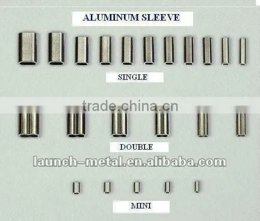 Single Aluminium Sleeves,doublf Aluminium Sleeves, Mini Aluminium Sleeves