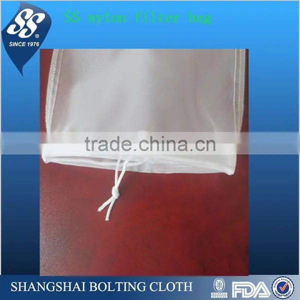 Hot Selling 210d Nylon Foldable Mesh Drawstring Bag/ Gift Bags for Liquid Filter